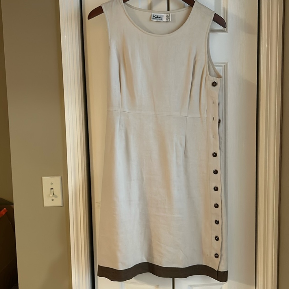 Vintage Kikos linen dress M